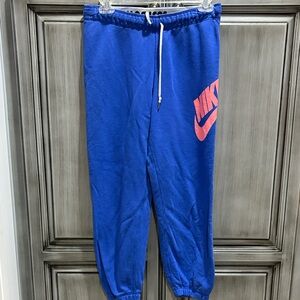 Nike Women’s  Blue and Pink Sweatpants